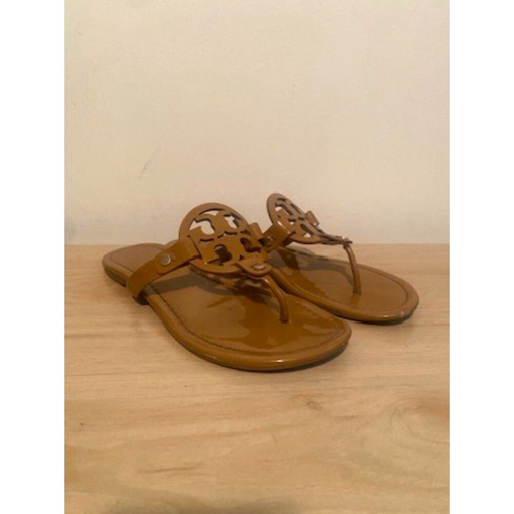 Tory Burch Patent Leather Miller Sandals Women’s Size 7M